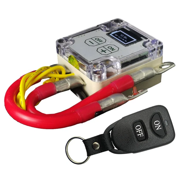 CAR BATTERY DISCONNECT Isolator Cut Off Master Switch w/ Wireless
