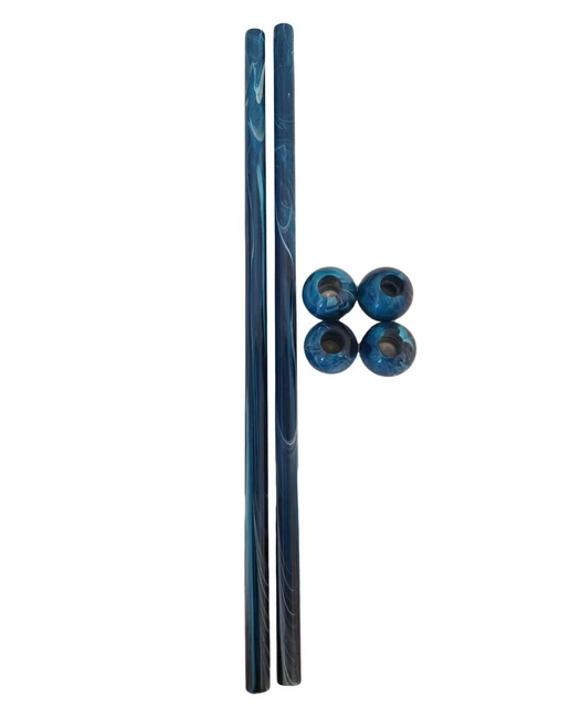 Vintage Mar-bell's Marbella Plastic Dowel Rods w/ Ends for Macrame Wall Hangings