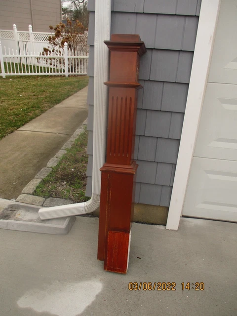 Newel Post  Stained Dark  We Ship!!!!!!