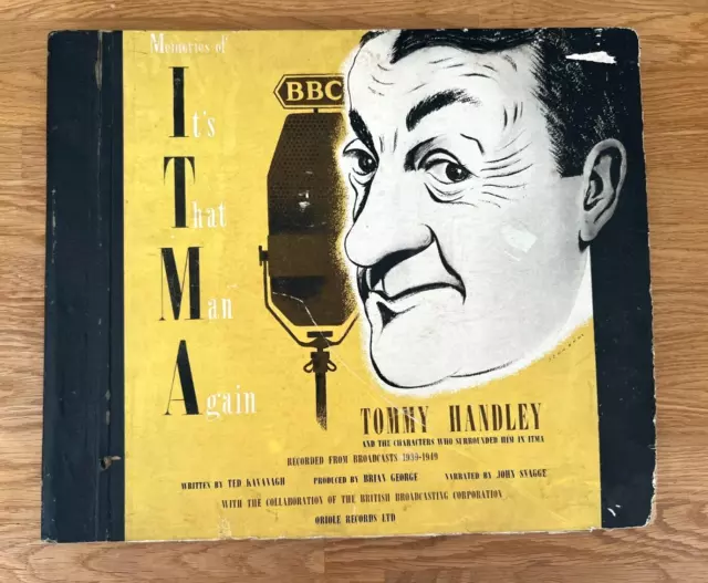 BBC ORIOLE Records Tommy Handley – Memories Of ITMA SHELLAC BOX SET complete VGC