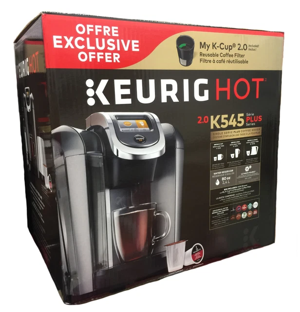 KEURIG 2.0 K545 Plus K Cup Machine Coffee Maker Brewing System