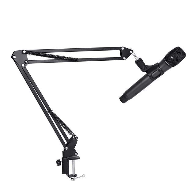 Ergonomic Steel Frame Mic Stand for Desktop For Podcasting and Broadcasting