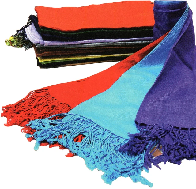 Damen Schal 192x100cm - Pashmina Stola Für Alle Jahreszeiten