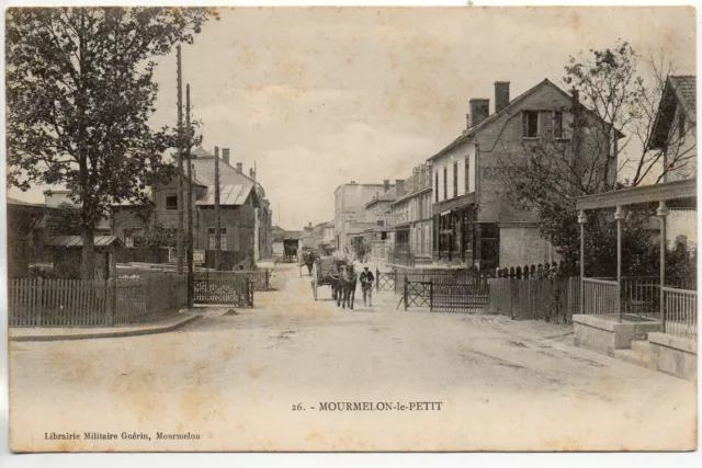 MOURMELON LE PETIT - Marne - CPA 51 - attelage - passage à niveau