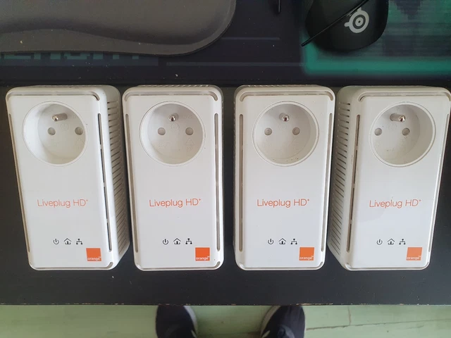 Kit CPL Wifi Extender Orange 500 Mbp/s + CPL EXTENDER PORT RAPIDE