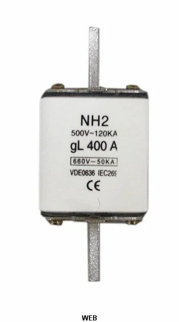 Fusibile 400 A gL NH2 500V - 120kA FATO