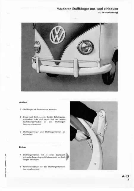 eBook VW Bus / Transporter T1 (54-64) Werkstatthandbuch Bulli komplett 2