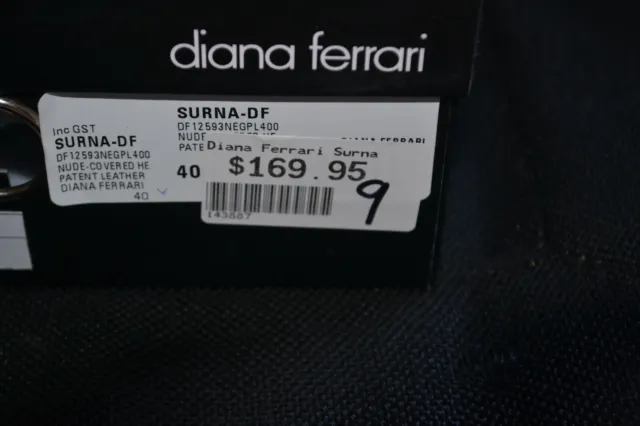 Dianna Ferrari - hIgh heel shoes - nude - size 9 - brand new in box RRP $169.95