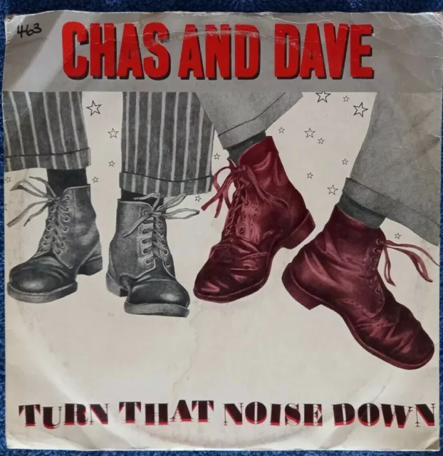 Chas And Dave: Turn That Noise Down 12" Vinyl Single 1981 Very Good Condition