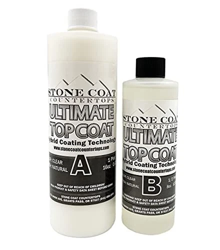 Ultimate Top Coat Epoxy - DIY Epoxy Resin Kit with Extra Scratch Resistance a...
