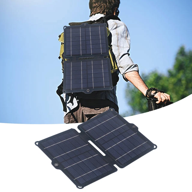 8W Solar Panel 5V Portable Folding Solar Board Solar Panel Folding Pack Dual USB