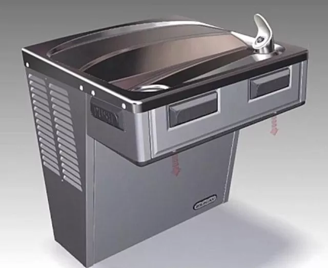 Elkay Emabfdwsl Water Fountain Cooler Stainless Steel Bar Free Single L/R New