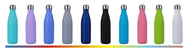 Stainless Steel Insulated Water Bottle Vacuum Flask Drinks Sports Bottle 500ml