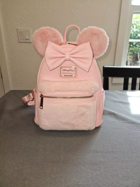 Disney Parks Exclusive Piglet Pink Minnie Mouse Loungefly Backpack