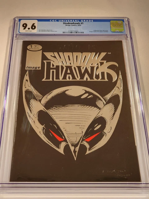 Shadowhawk 1 8/92 Image Comics CGC 9.6 White