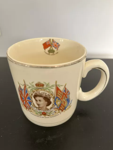 Vintage ALFRED MEAKIN England Queen ELIZABETH II 1953 Coronation Mug