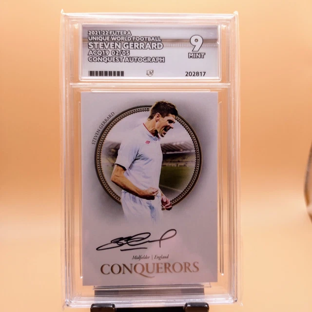 STEVEN GERRARD ON Card Auto /09 Futera 2024 Glory Liverpool 
