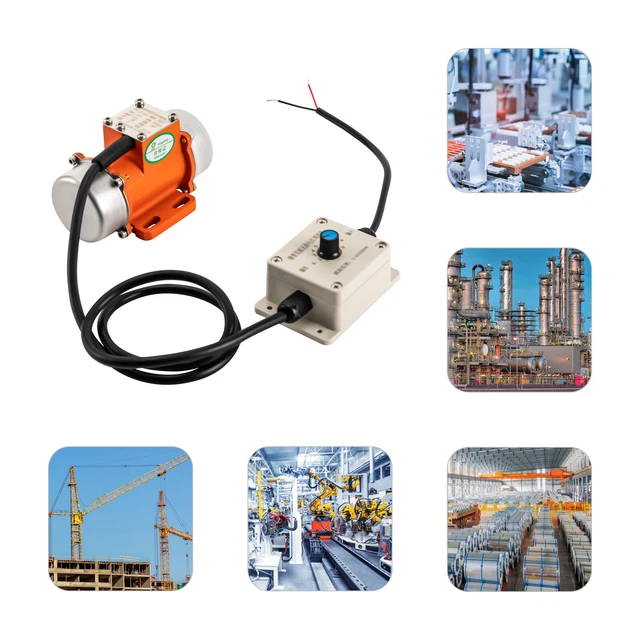 30W Vibrationsmotor Mit Drehzahlregler – Asynchroner Rüttelmotor, 3000 U/min, 220V, IP65, Für Industrie & Landwirtschaft