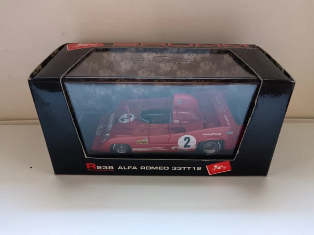 Die cast 1/43 Modellino Auto Alfa Romeo 33 TT 12 1000 Km Monza 1974 A. Merzario - Dak Mantova sas