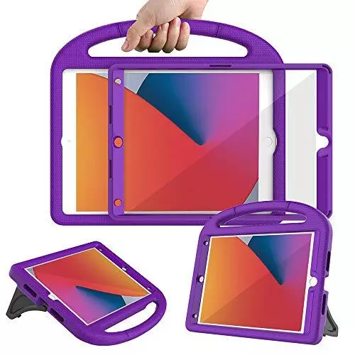 Case with Built-in Screen Protector for iPad 10.2 Inch 2021/2020/2019