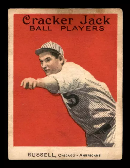 1915 Cracker Jack #15 Reb Russell - VG