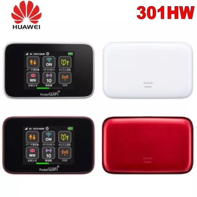 Huawei 301hw 4G Unlocked Pocket Wifi 4g LTE Wireless Router with SIM Card Slot