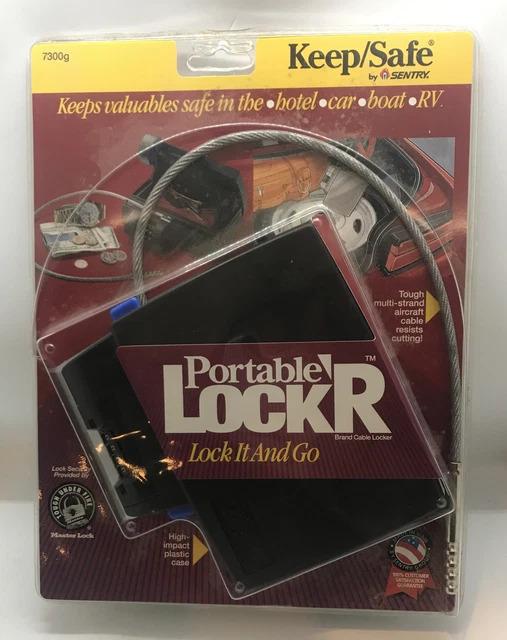 Portable Locker keep/safe lock and go by sentry great for travel  New in Package
