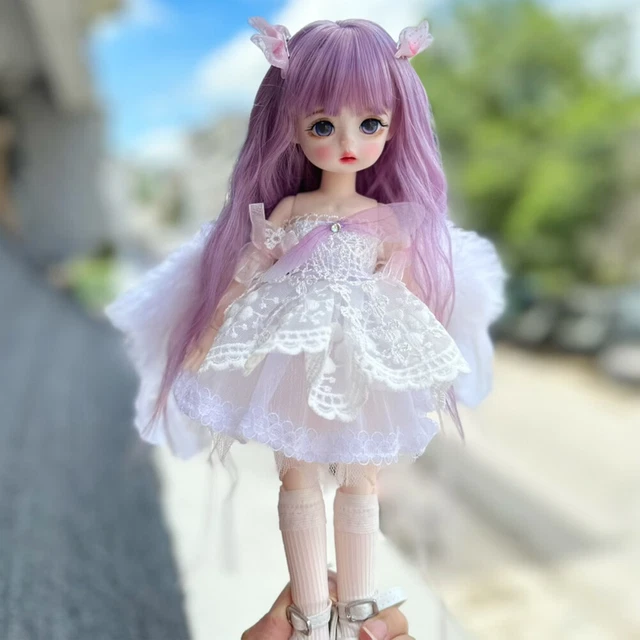1/6 Movable Jointed Princess Dolls BJD Doll with Clothes Mini 30cm Cute Girls 2