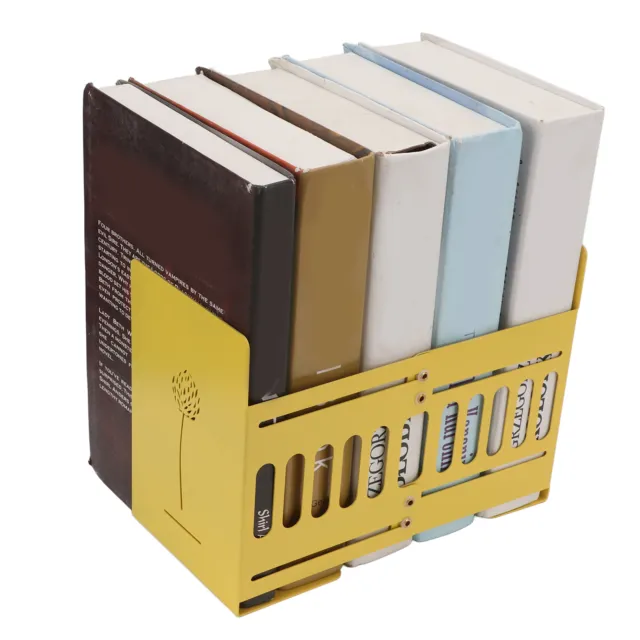 Book End Stable Elegant Yellow Decorative Bookends For Home Office School KMY