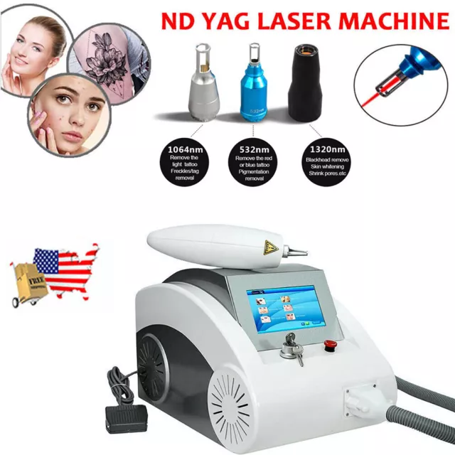 Nd YAG Picosecond Laser Tattoo Removal Machine Pigment Pico Skin Rejuvenation US