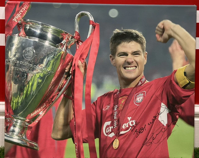 LIVERPOOL FC LEGEND STEVEN GERRARD RARE FEUILLE