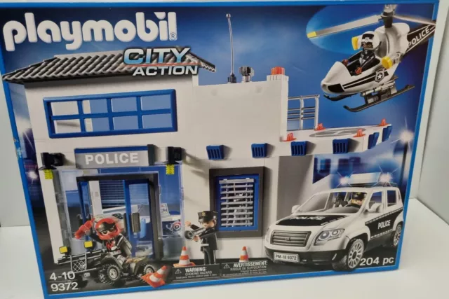PLAYMOBIL 9372 City Action Police Station Playset & Vehicles New Kids Toy  BNIB