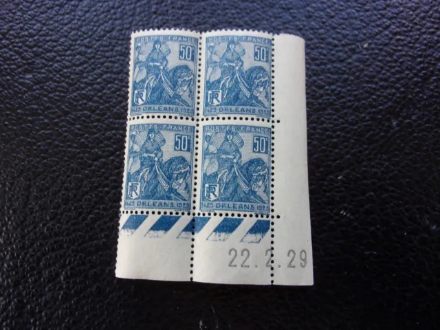 FRANCE - timbre yvert/tellier n° 257 (coin daté) n* MH (Z41)