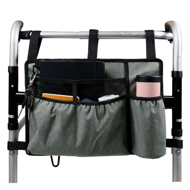 Proporciona memoria cesta Walker puerta rolla para silla de ruedas conductor