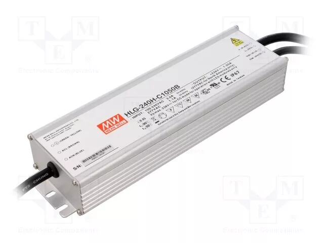 1 piece, Power supply: switched-mode HLG-240H-C1050B /E2AU