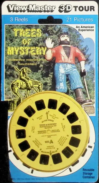 Trees Of Mystery Redwood Highway California 3d View-Master 3 Reel Packet