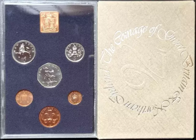 1976 UK: Proof 6 Coin Set 'Coinage of Great Britain and Northern Ireland'