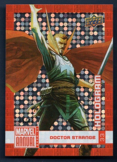 Doctor Strange 41/49 Foilboard Hologram 2020-21 Marvel Annual Upper Deck 33 UD