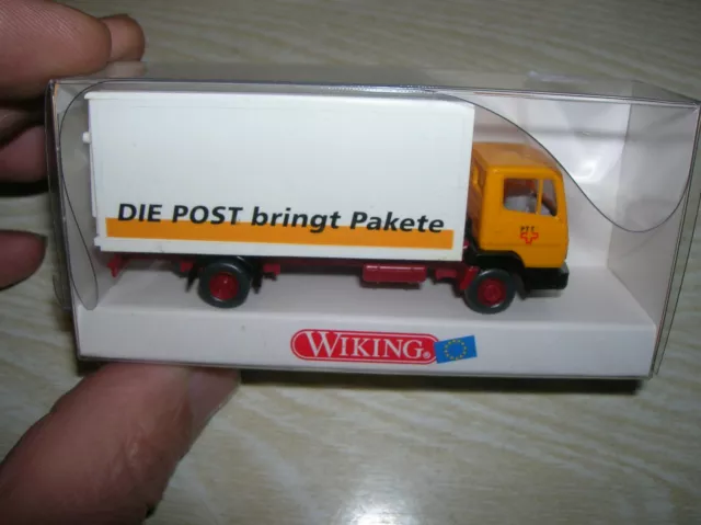 Wiking 552 04 Euromodell , Mercedes PTT Koffer LKW MB 814 Post Schweiz 1:87 H0
