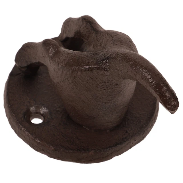 Ancien harnais cheval bout boucle crochet décor grange bois fer décor