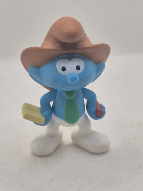 Figurine - Schtroumpf - cosmonaute astronaute (1969) - BE - Jeux & Jouets