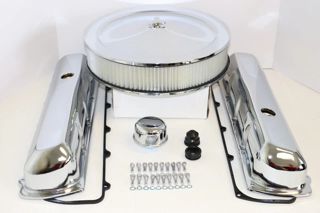 thumbnail image 2 of GH Tall Fabricated Valve Covers For Oldsmobile 350-455 V8 – Polished, With Breather Holes (NEW - Minor Blemishes, SAVE $$$) 2 of 5