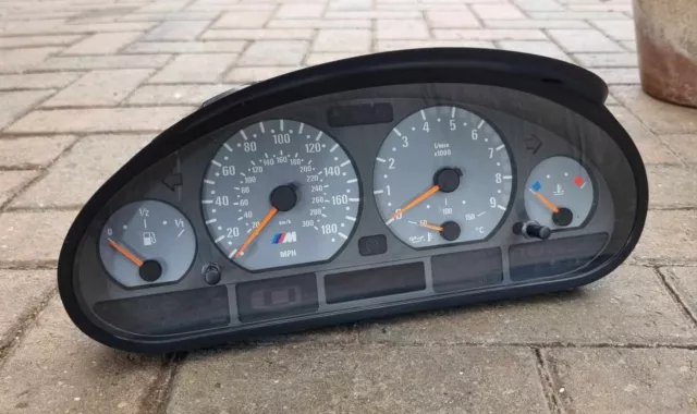 BMW 3 Series E46 M3 98-06 Speedometer Instrumental Cluster Speedo MANUAL 118k