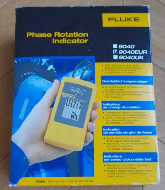 FLUKE 9040EUR Phase Rotation Indicator 4014969