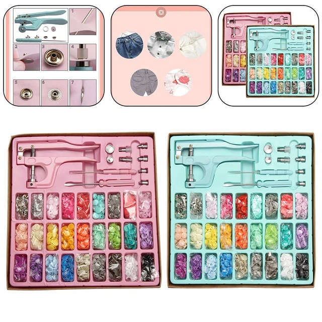 Pince à Boutons Pression Métal - Pro Et Débutants - Pour Vêtements Et Sacs