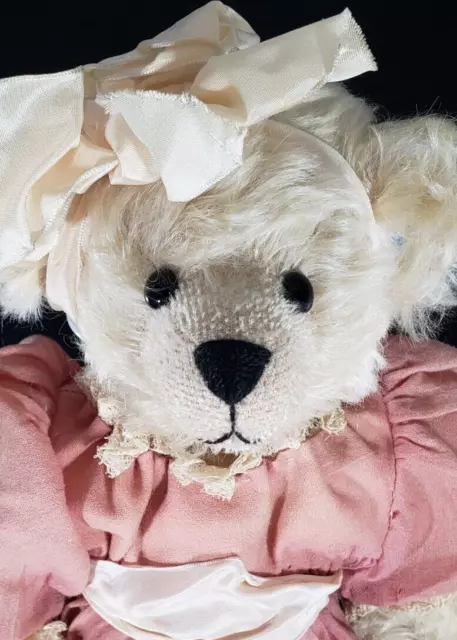 Adorable - 14" Diane L. Martin Teddy Bear in a Dress - 1995