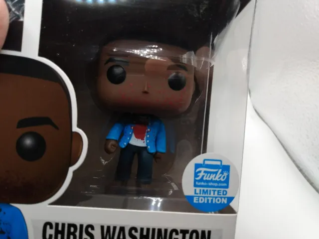 Funko Pop Chris Washington Get Out! Camisa sangrienta de edición limitada de películas #834 2