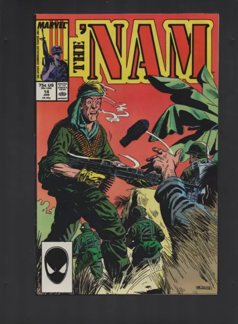 Marvel Comics The 'Nam January 1988 VOL# 1 NO# 14 Comic Book Comicbook 8