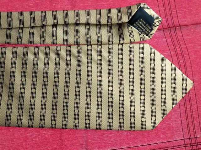 Corbata de seda Breuer L 56 pulgadas con 3,8 de diseñador