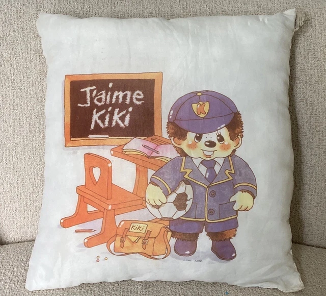 KIKI 18 cm colori Brun yeux bleus Made in France AJENA Monchhichi